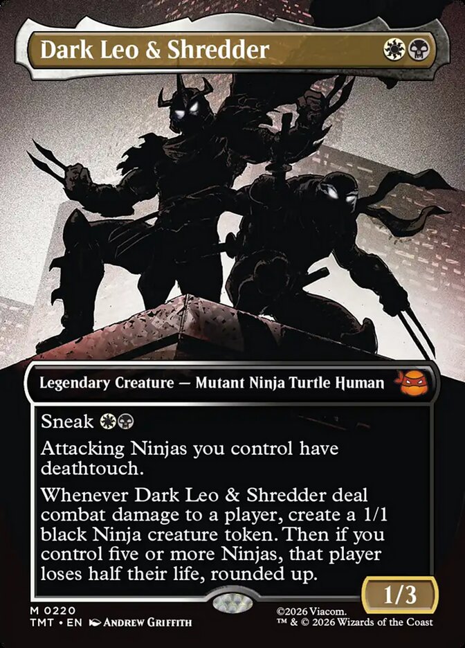 Dark Leo & Shredder front