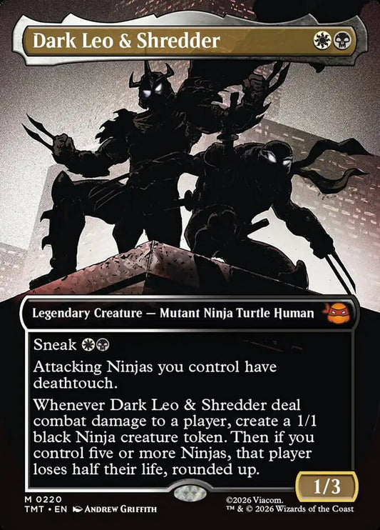 Dark Leo & Shredder front