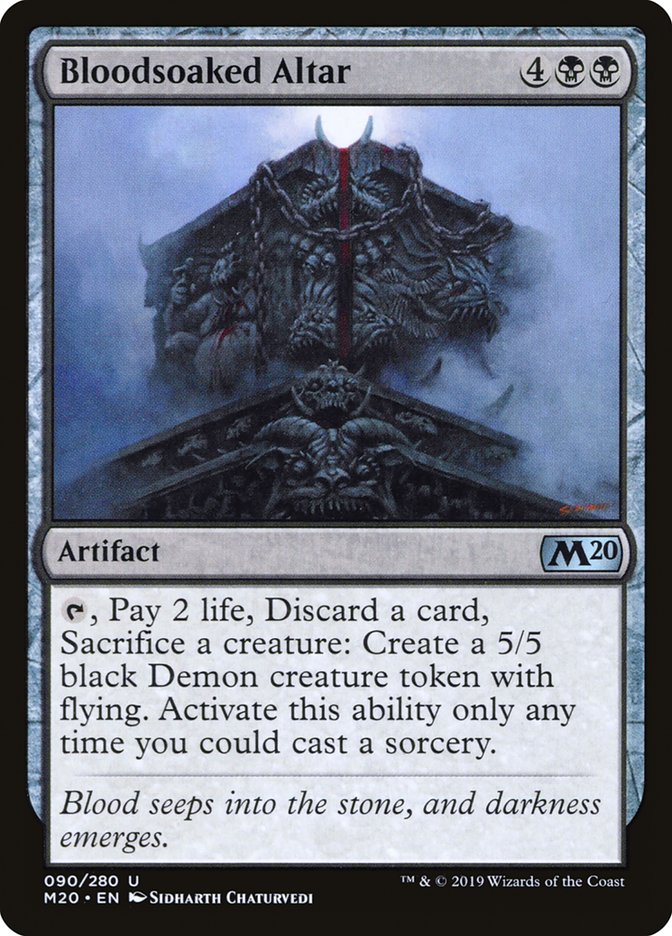 Bloodsoaked Altar front