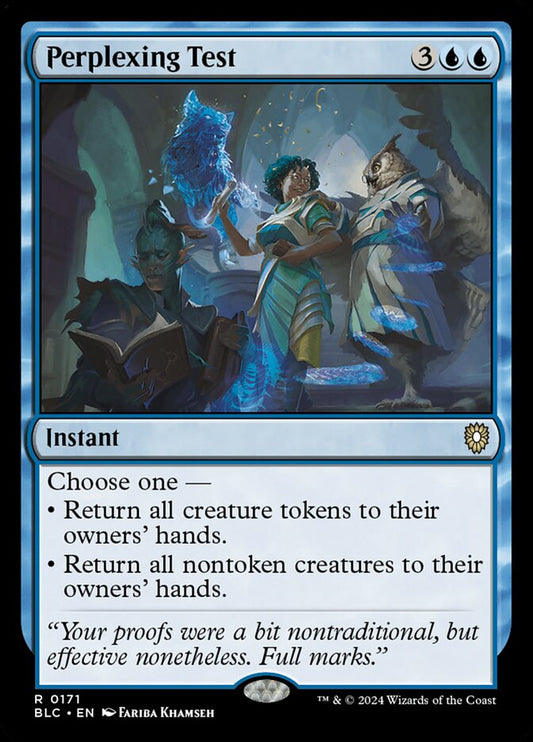 Perplexing Test front