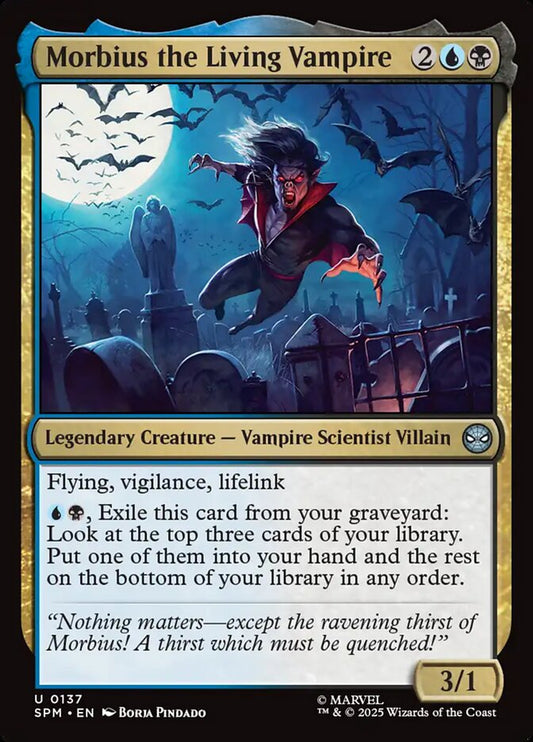 Morbius the Living Vampire front