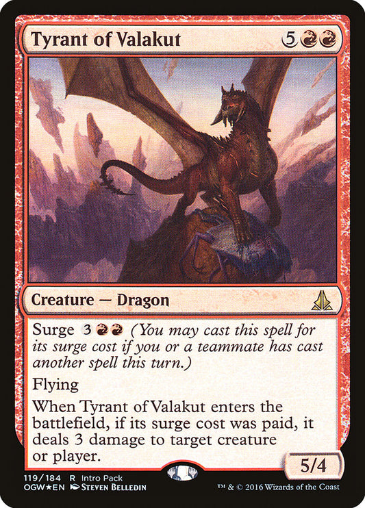 Tyrant of Valakut front