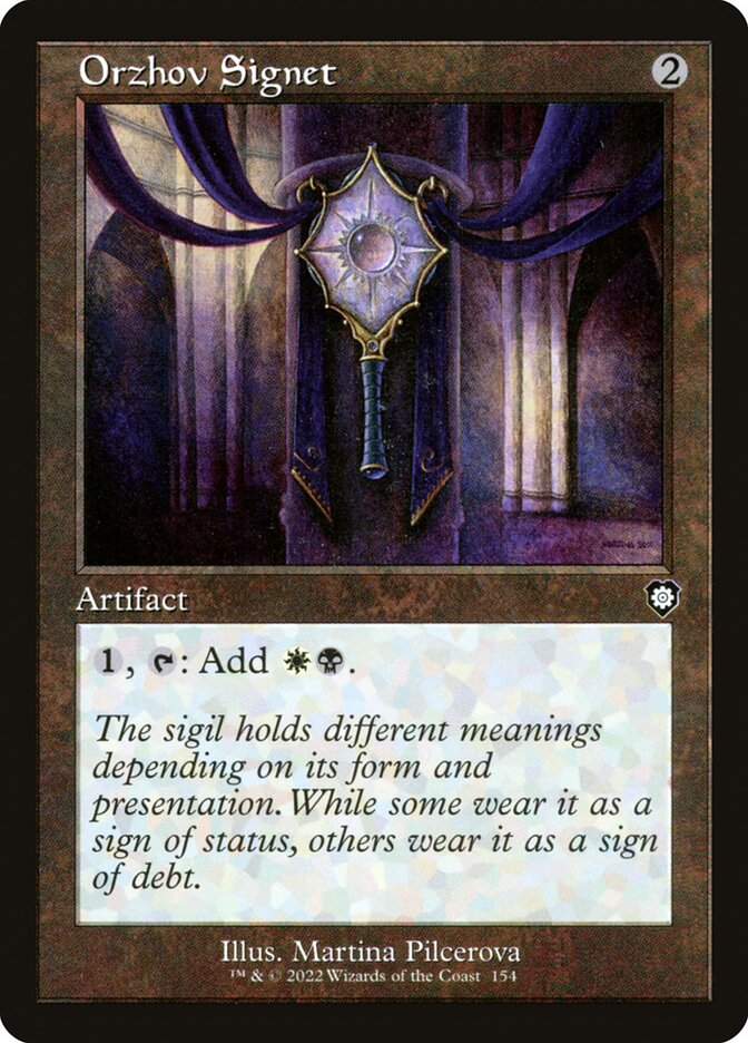 Orzhov Signet front
