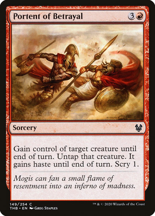 Portent of Betrayal front