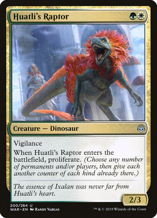 Huatli's Raptor front