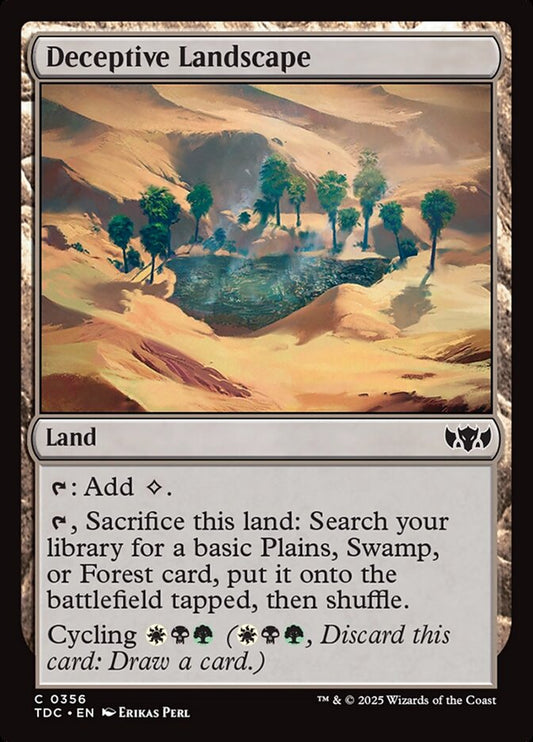 Deceptive Landscape front