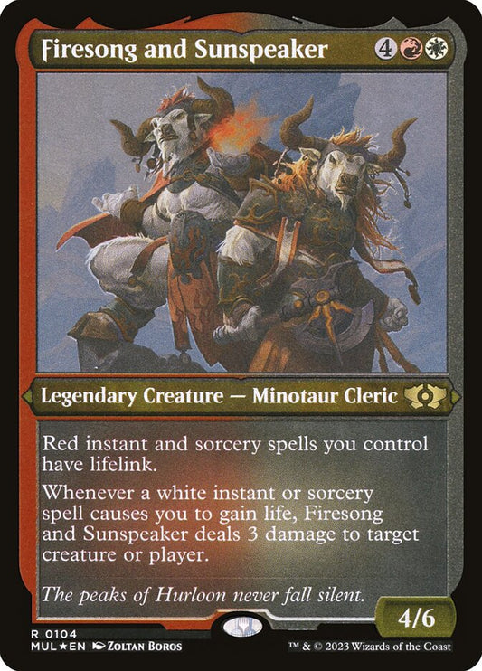 Firesong and Sunspeaker front