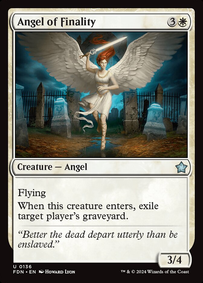 Angel of Finality front