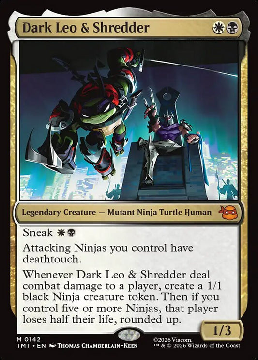 Dark Leo & Shredder front