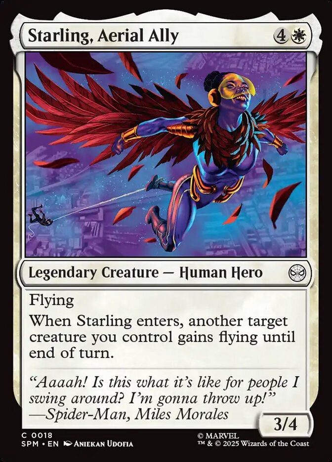 Starling, Aerial Ally front