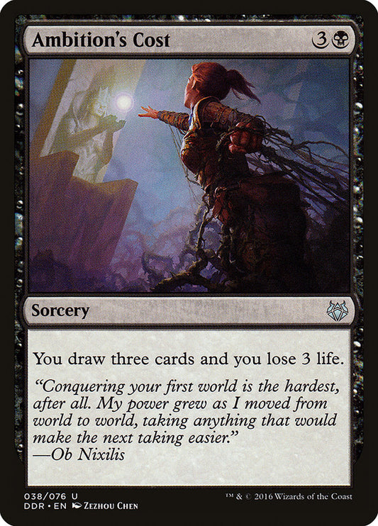 Ambition's Cost front