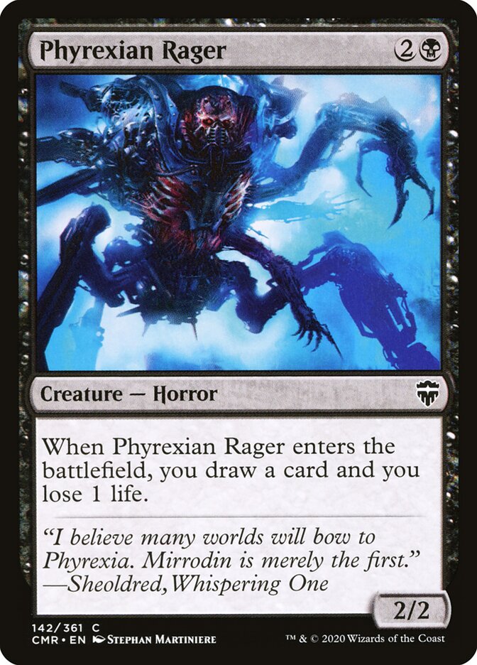 Phyrexian Rager front