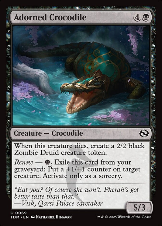 Adorned Crocodile front