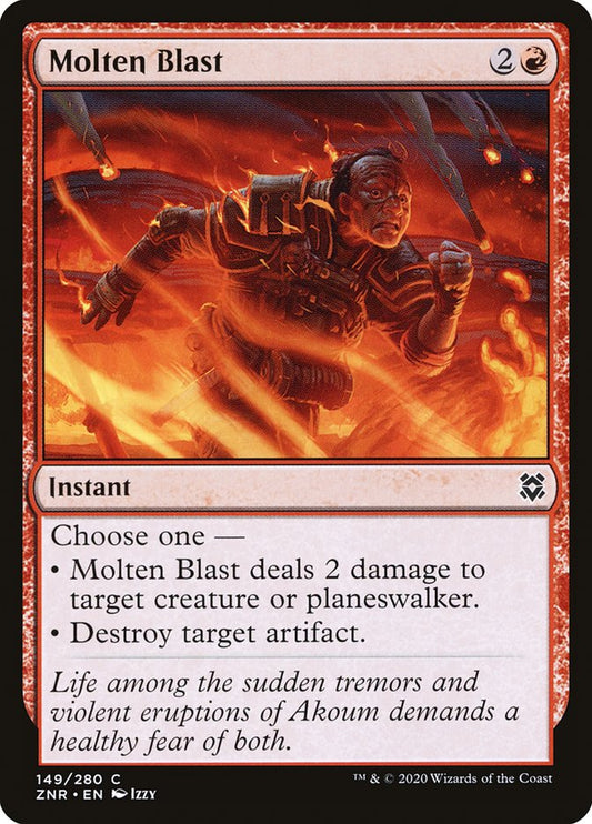 Molten Blast front