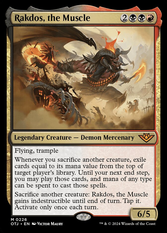 Rakdos, the Muscle front