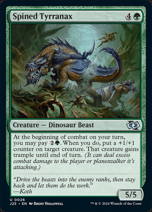 Spined Tyrranax front