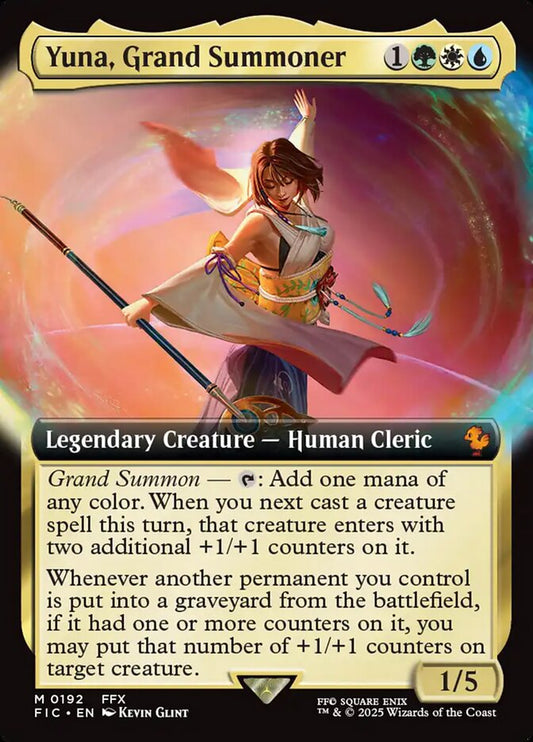 Yuna, Grand Summoner front