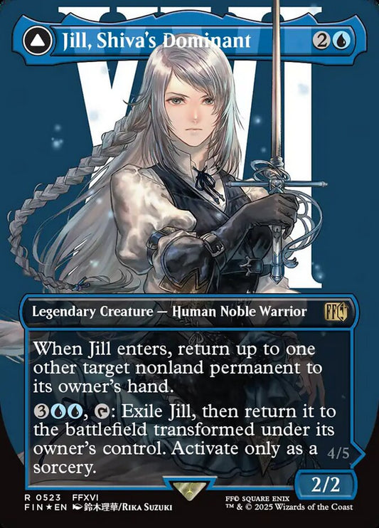 Jill, Shiva's Dominant // Shiva, Warden of Ice front