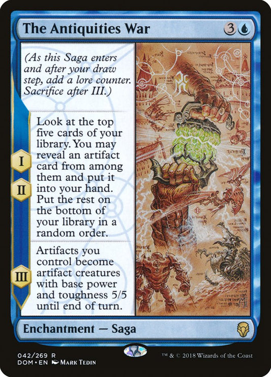 The Antiquities War front