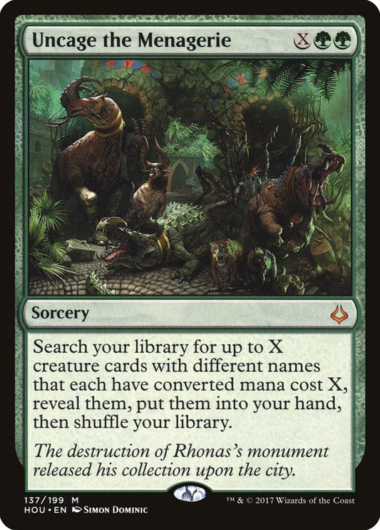 Uncage the Menagerie front