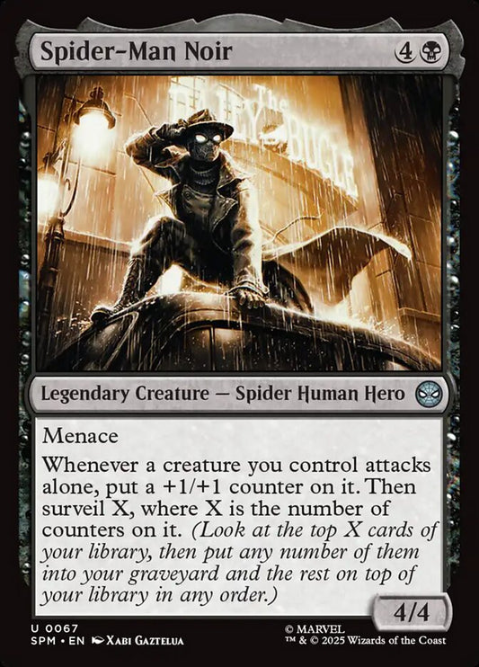 Spider-Man Noir front