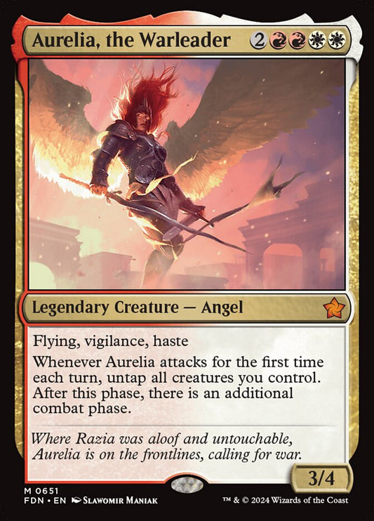 Aurelia, the Warleader front