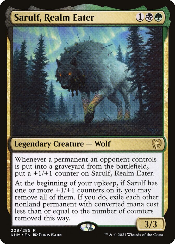 Sarulf, Realm Eater front
