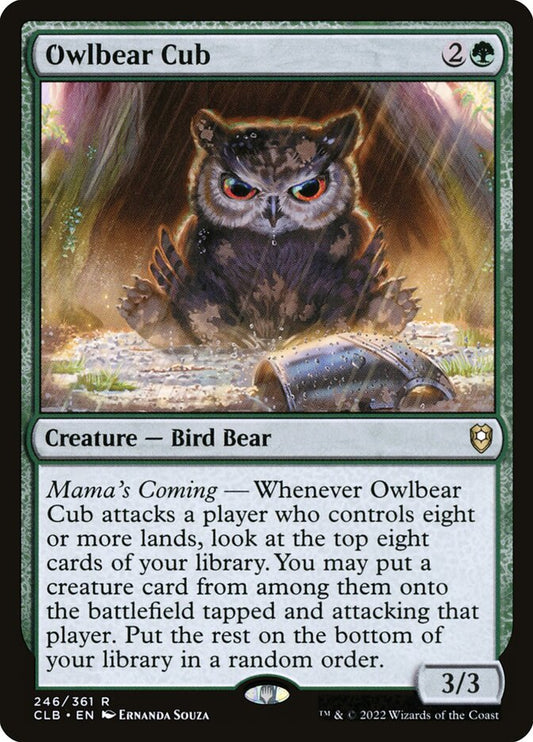 Owlbear Cub front
