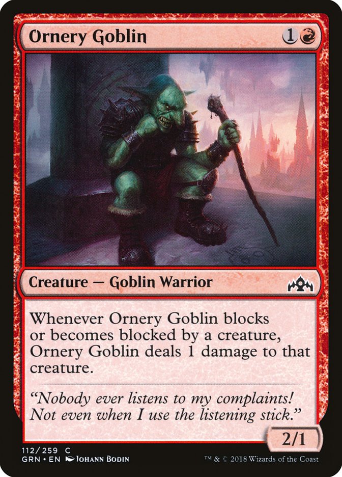 Ornery Goblin front