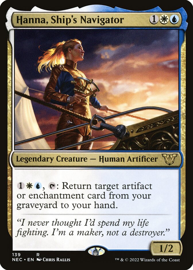Hanna, Ship's Navigator front