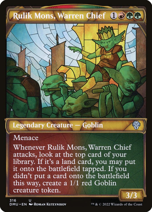 Rulik Mons, Warren Chief front