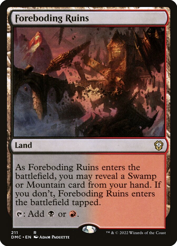 Foreboding Ruins front
