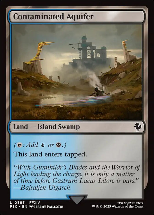 Contaminated Aquifer front