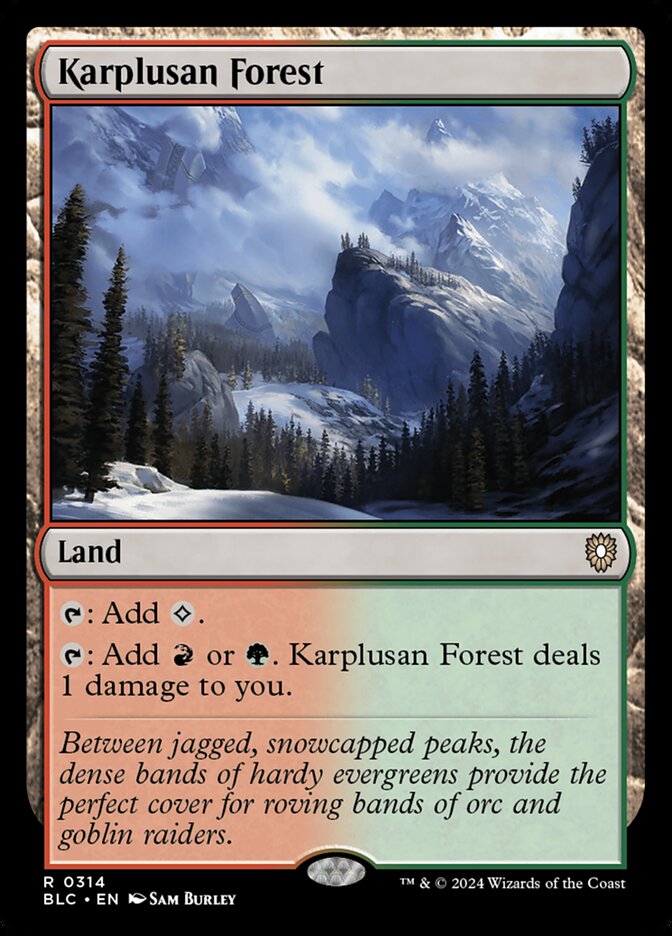 Karplusan Forest front