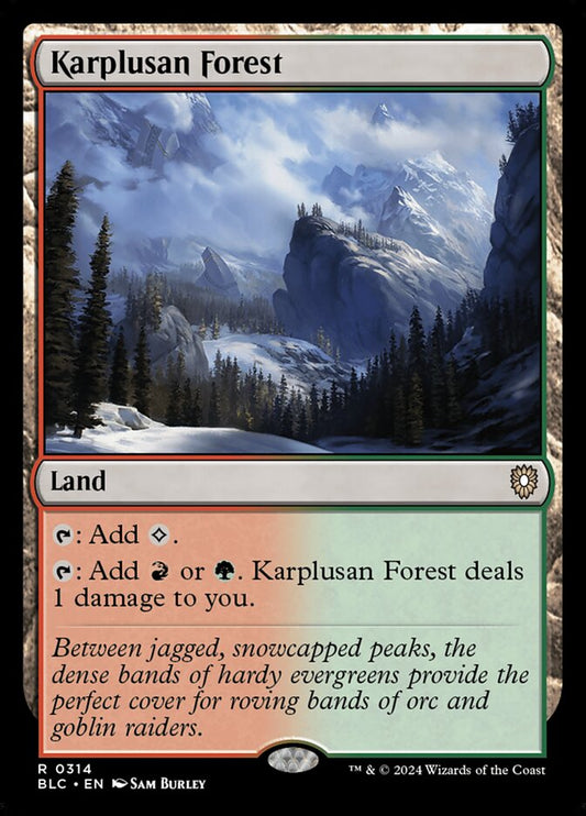 Karplusan Forest front