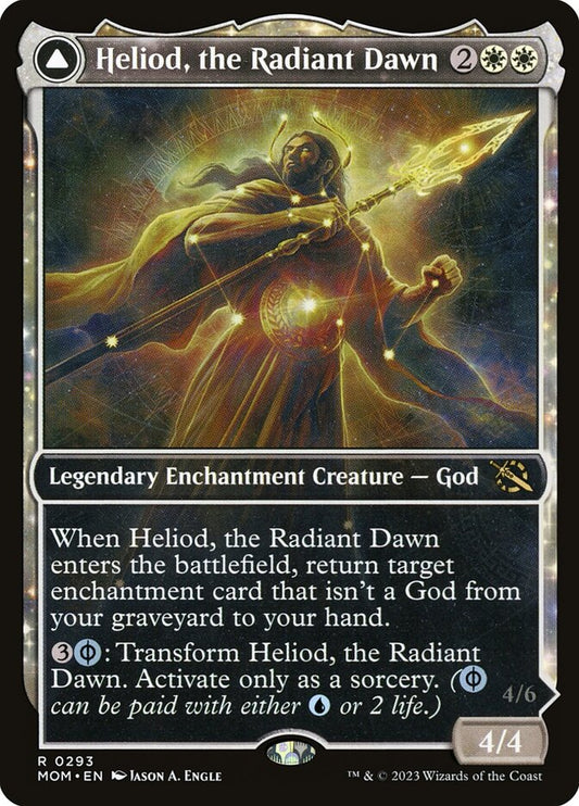 Heliod, the Radiant Dawn // Heliod, the Warped Eclipse front