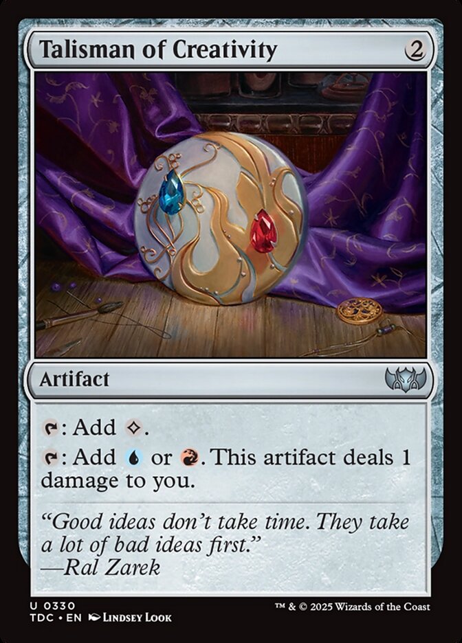 Talisman of Creativity front