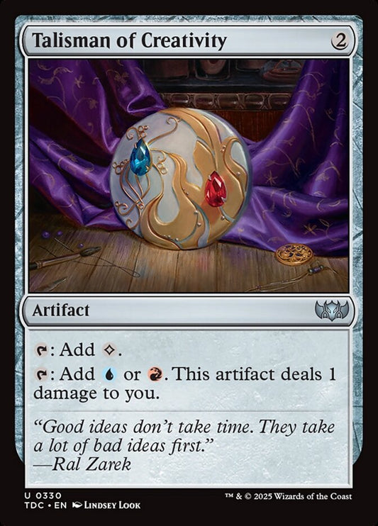 Talisman of Creativity front