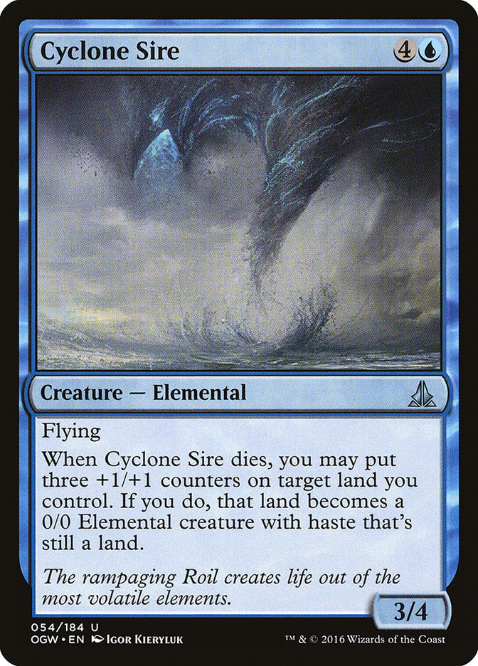 Cyclone Sire front