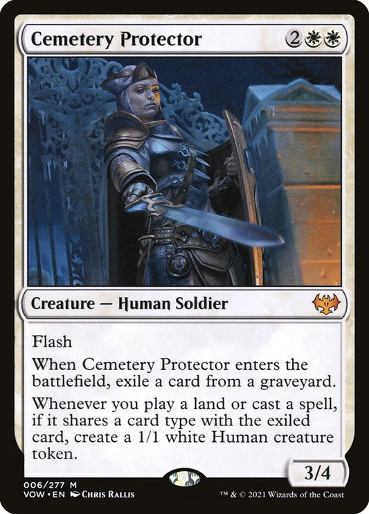 Cemetery Protector front
