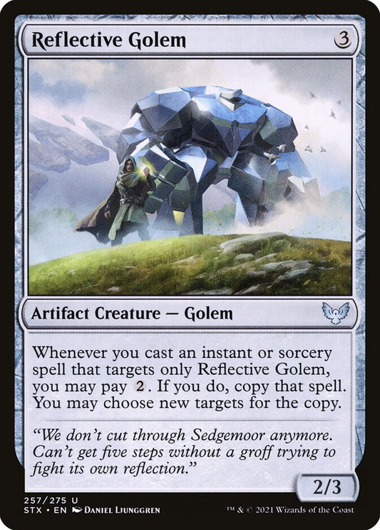 Reflective Golem front