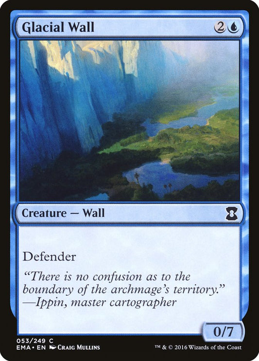 Glacial Wall front