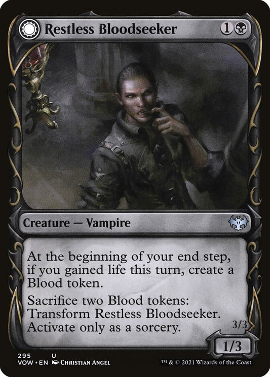 Restless Bloodseeker // Bloodsoaked Reveler front