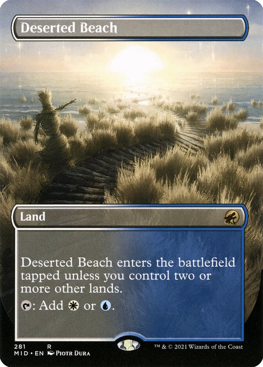 Deserted Beach front