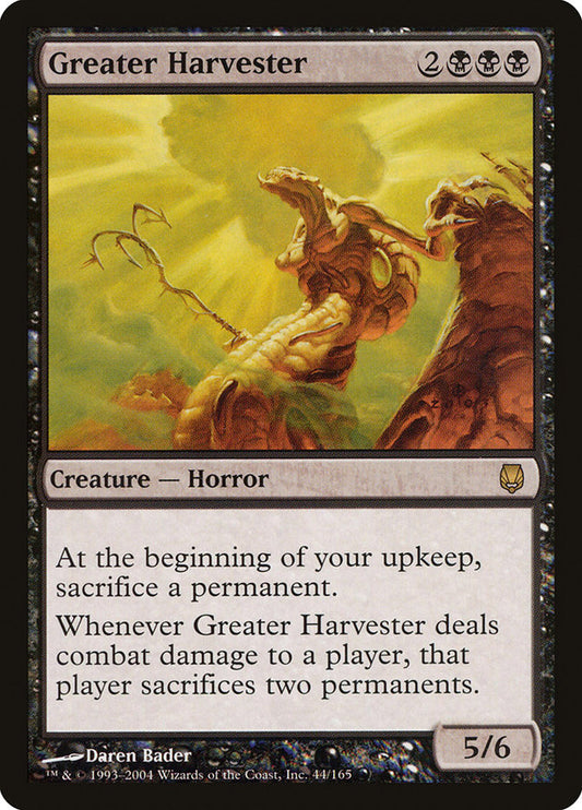 Greater Harvester front