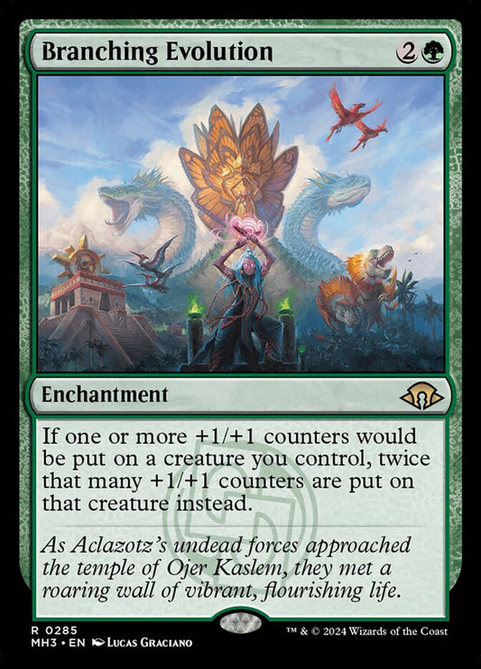 Branching Evolution front