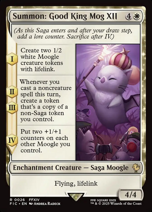 Summon: Good King Mog XII front