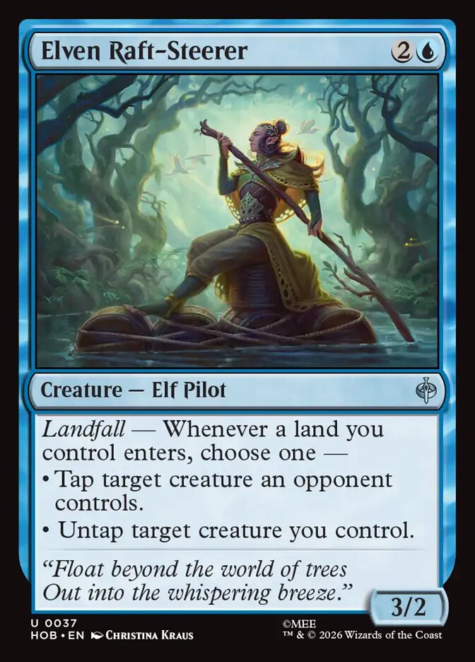 Elven Raft-Steerer front