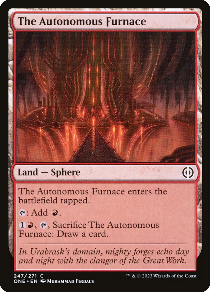 The Autonomous Furnace front