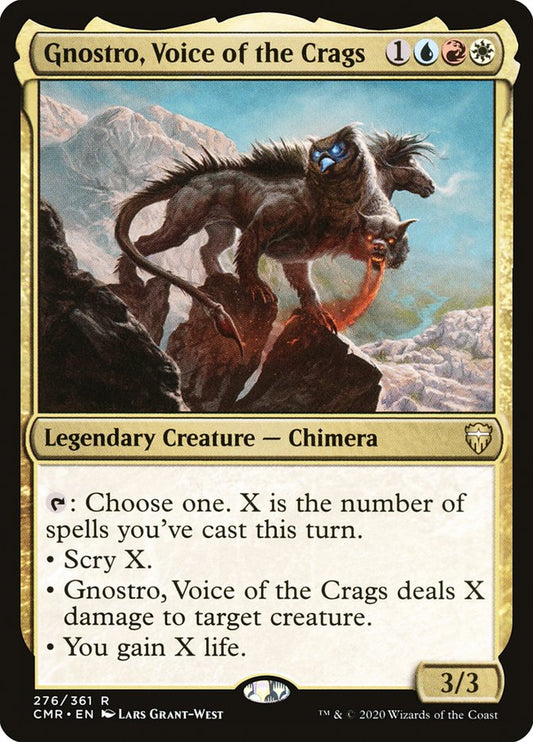 Gnostro, Voice of the Crags front